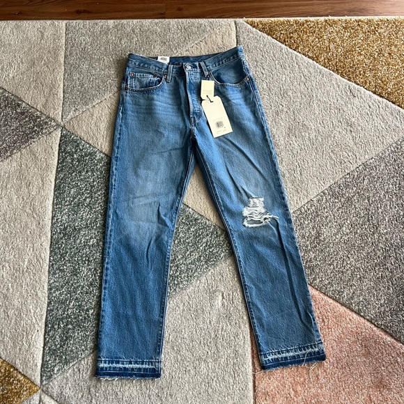 Levi’s 501 original cropped jean - Picture 4 of 4